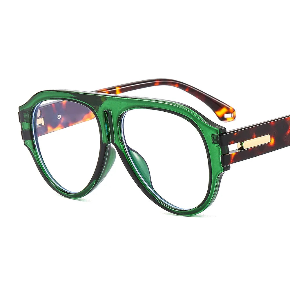 Square Frame Sunglasses Plastic Oversized Design UV Protection — Black | KIMLUD