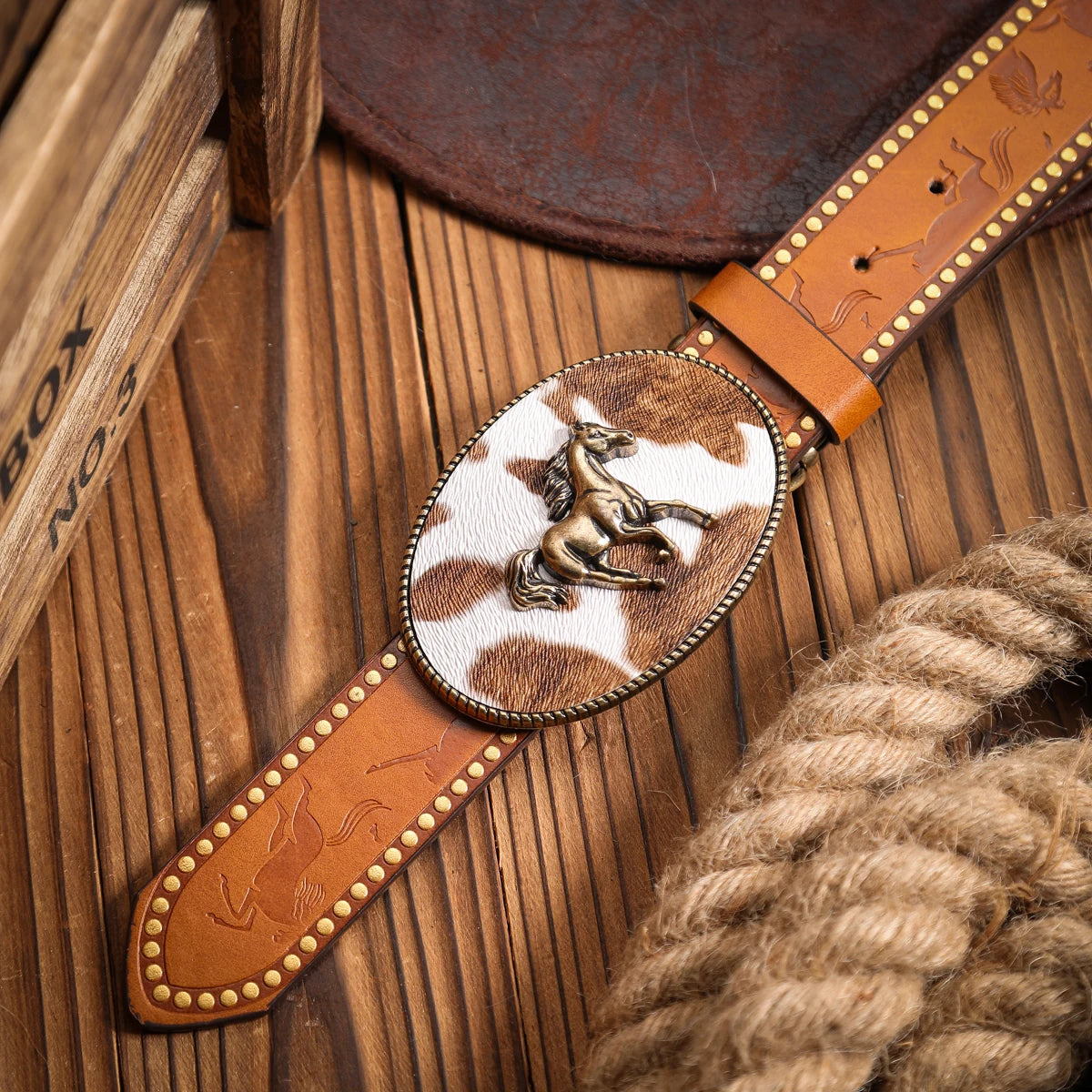 PU Leather Western Belts Timeless Classic — Black | KIMLUD
