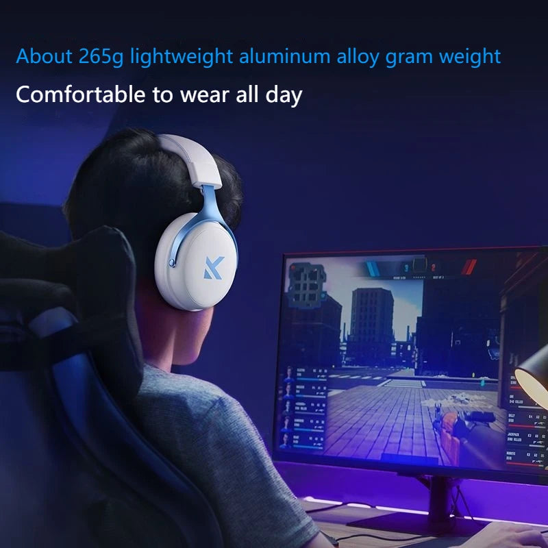 KIMLUD, Mchose V9 Pro E-Sports Gaming Headphone Bluetooth Tri-Mode Wireless 7.1 Noise Reduction Moving Coil Low Latency Mic Headphone, KIMLUD Womens Clothes