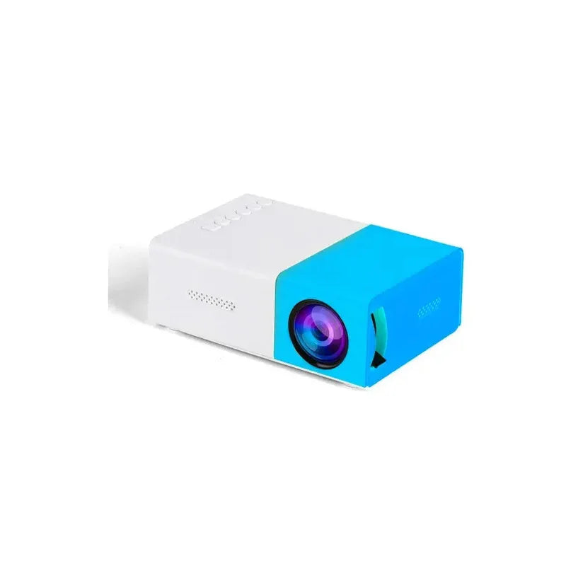 Mini projector 72 - inch screen LED lamp life 30000 hours, support hd, compatible with Android/IOS/Windows/HDTV/USB