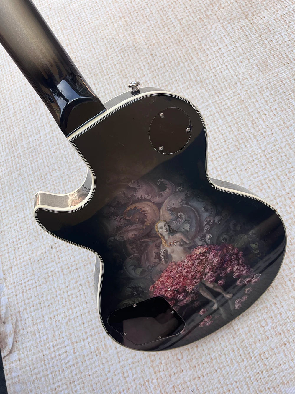 Mahogany Body Six-String Guitar Art Collection Finish — Midnight Blue | KIMLUD