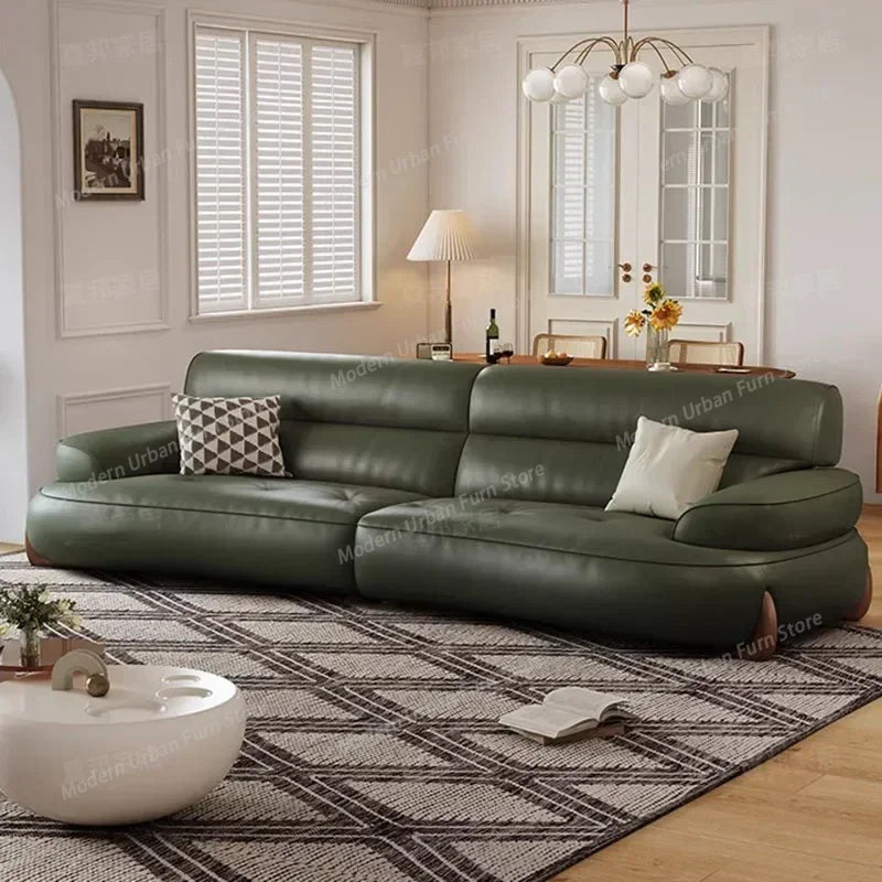 Velvet Lounge Sofa Large Modular Sectional With Soft Transitional Curves — Chocolate Brown | KIMLUD