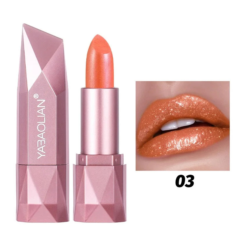 Lipstick – Diamond Shine – Pearlescent Golden | KIMLUD