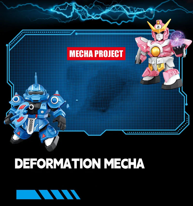 2025 Top selling Male and Female Toys Warriors Mobile Assemblers Mobile Robots Mech Toys Building Blocks