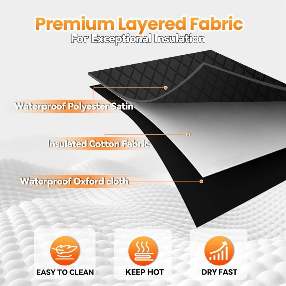2 Person Portable Steam Sauna for Home, 1 or 2 Person Full Body Sauna Tent with 2 Foldable Chairs,9 Levels of Sauna Box with Rem
