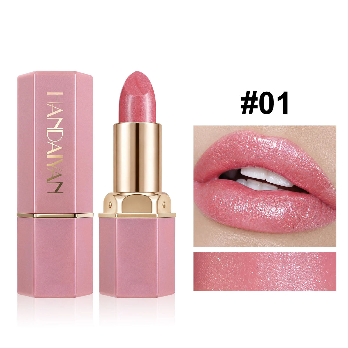 Lipstick – Waterproof – Matte Finish – Metallic Red | KIMLUD