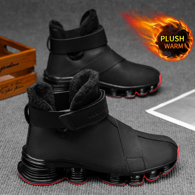 Men's Snow Boots – Waterproof – Ankle Boot | KIMLUD