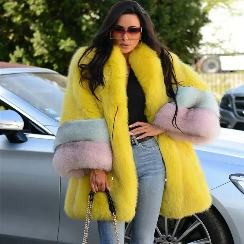 Mink Fur Coat – Genuine Mink Fur – Full Pelt – Long Coat | KIMLUD