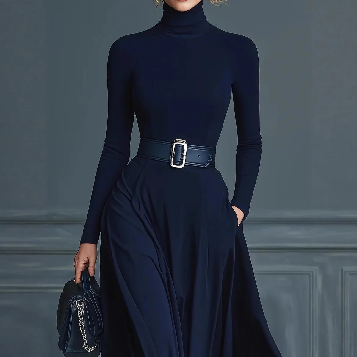 Belt – Classic Solid Design – Polyester Fiber | KIMLUD