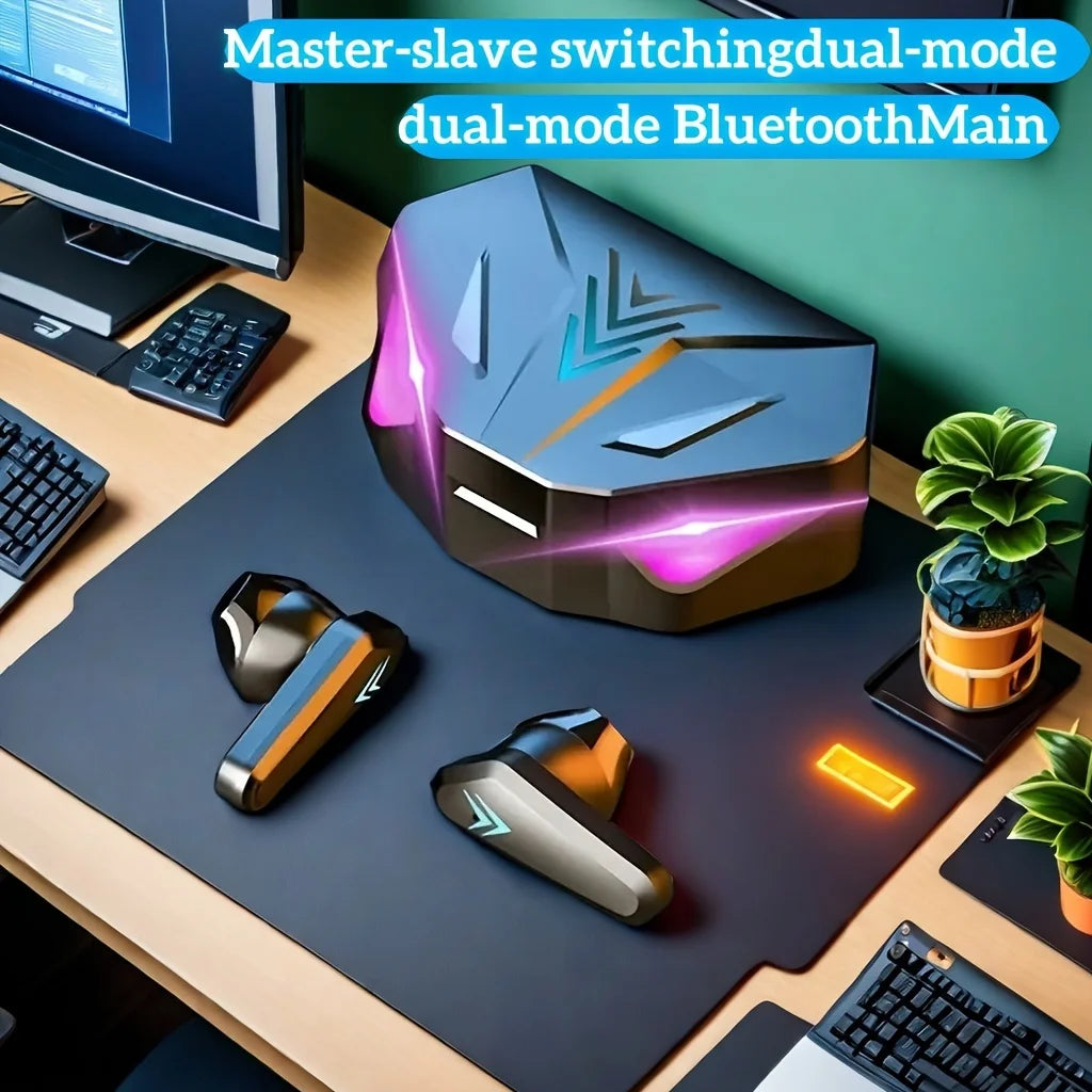 KIMLUD, X15 TWS Wireless Bluetooth Headset LED Display Gamer Earbuds with Mic Wireless Headphones Noise Cancelling Bluetooth Earphones, KIMLUD Womens Clothes