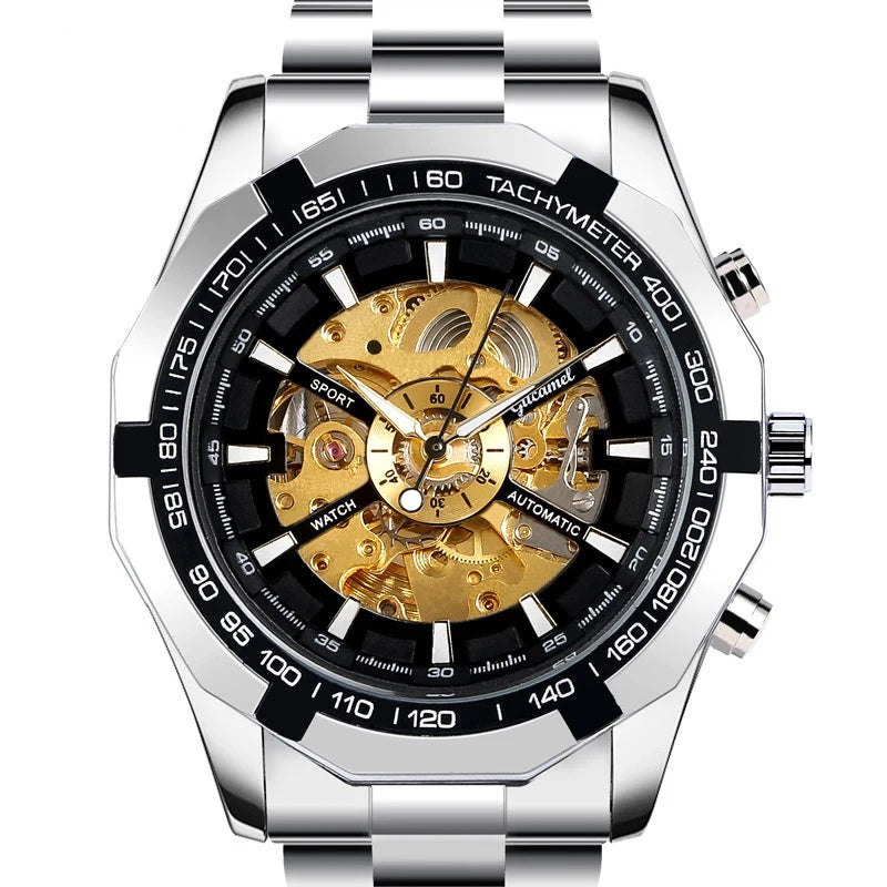 UTHAI M12 Casual and fashionable Men watch, night light automatic mechanical watch, cool clock gift，watches for man