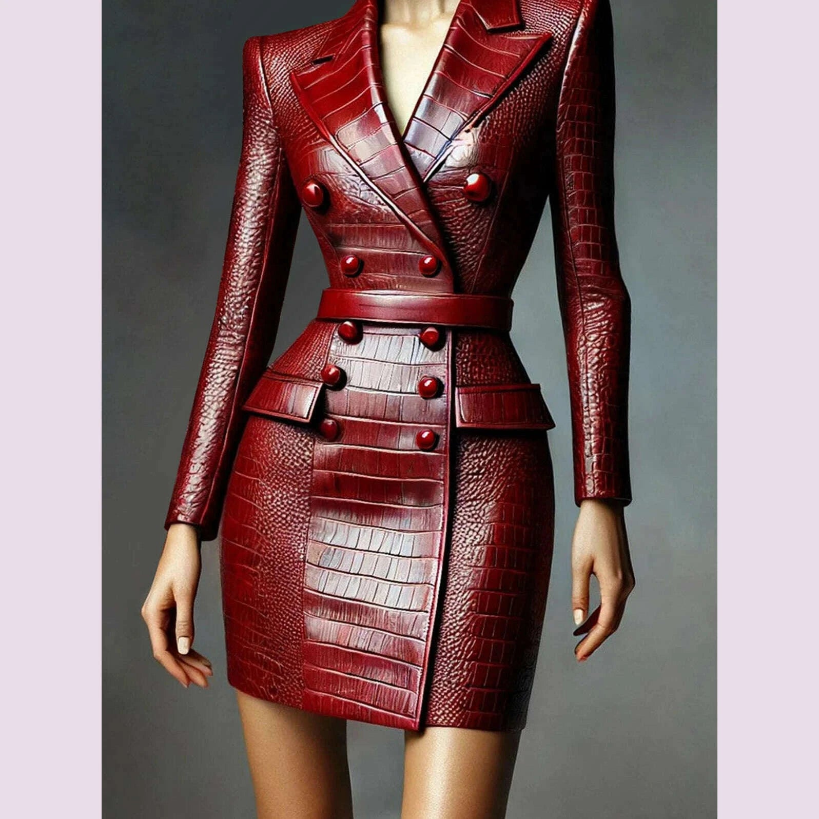 new-pu-leather-dresses-for-women-lapel-collor-double-breasted-alligator-pattern-belt-mini-dress-long-sleeve-elegant-dress-2025kimlud-womens-fashion-34621129