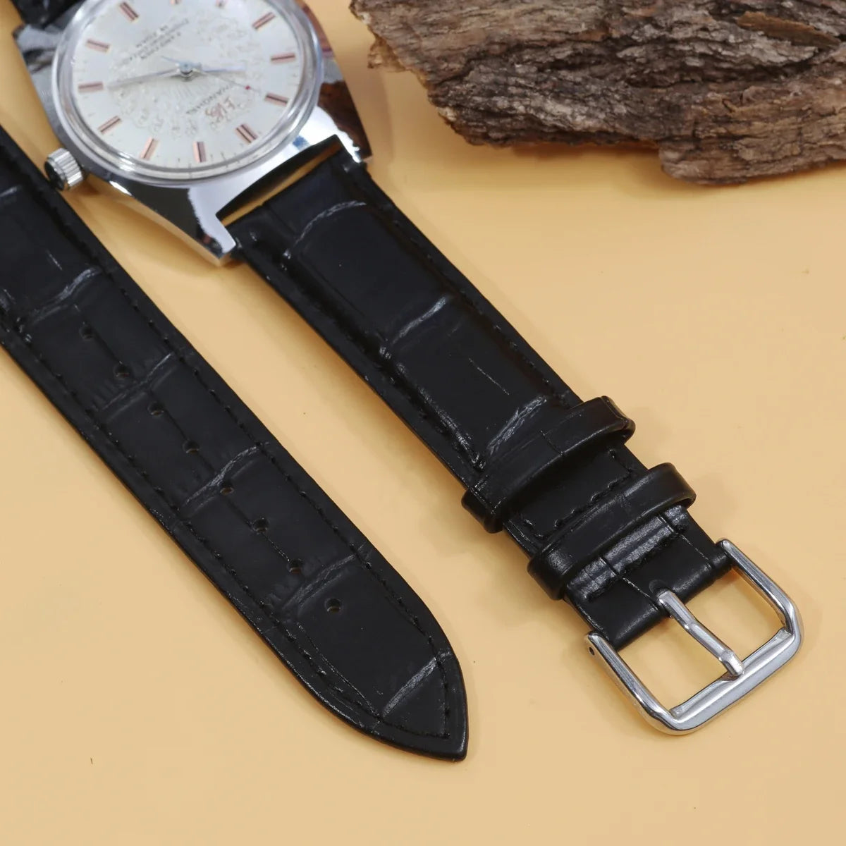 Mens 36MM Hand-Wind Mechanical Watch 7120 - Stainless Steel Waterproof Bauhaus Design Watch for Men Dropshipping