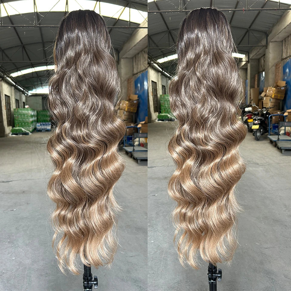 Clip-In Hair Extension – Ponytail 28In – Ombre 27/613 | KIMLUD