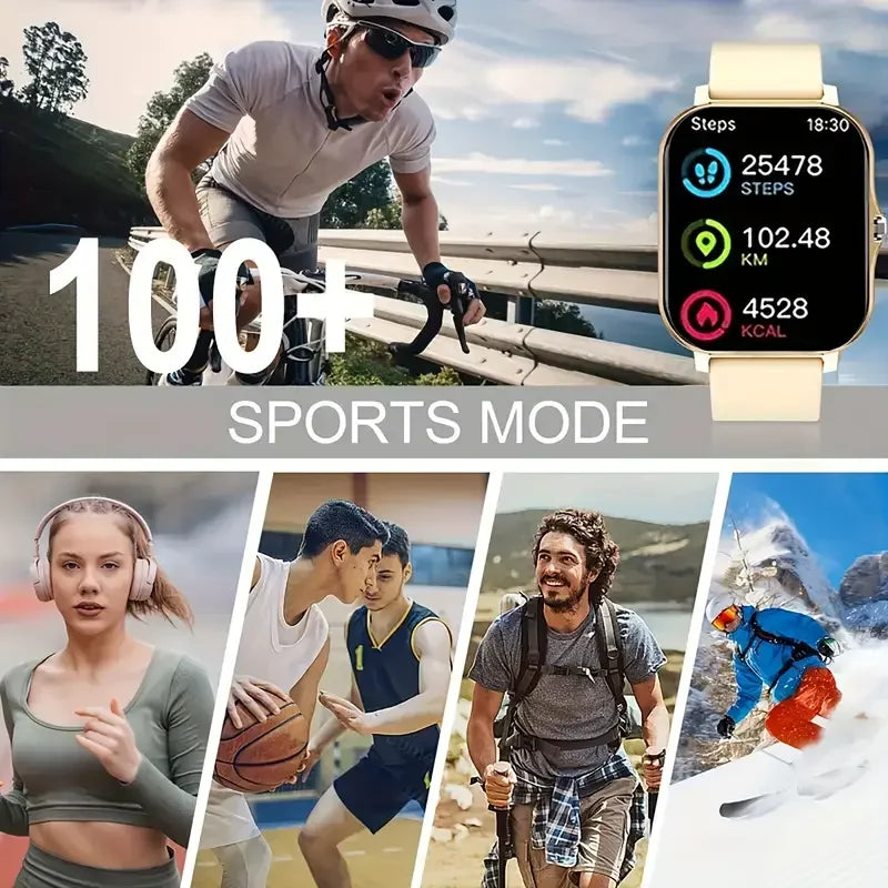 Carbon Fibre Framed Smart Watch Blood Oxygen Monitor — Pink | KIMLUD