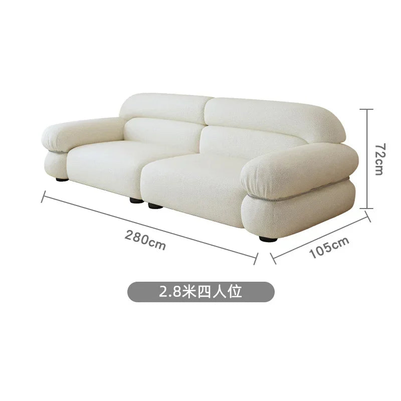 Modern Sectional Sofa With Reclining — Yellow | KIMLUD