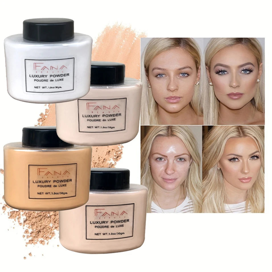 Matte Setting Powder Long-Lasting Waterproof Oil-Control Breathable Finish — Banana Beige | KIMLUD