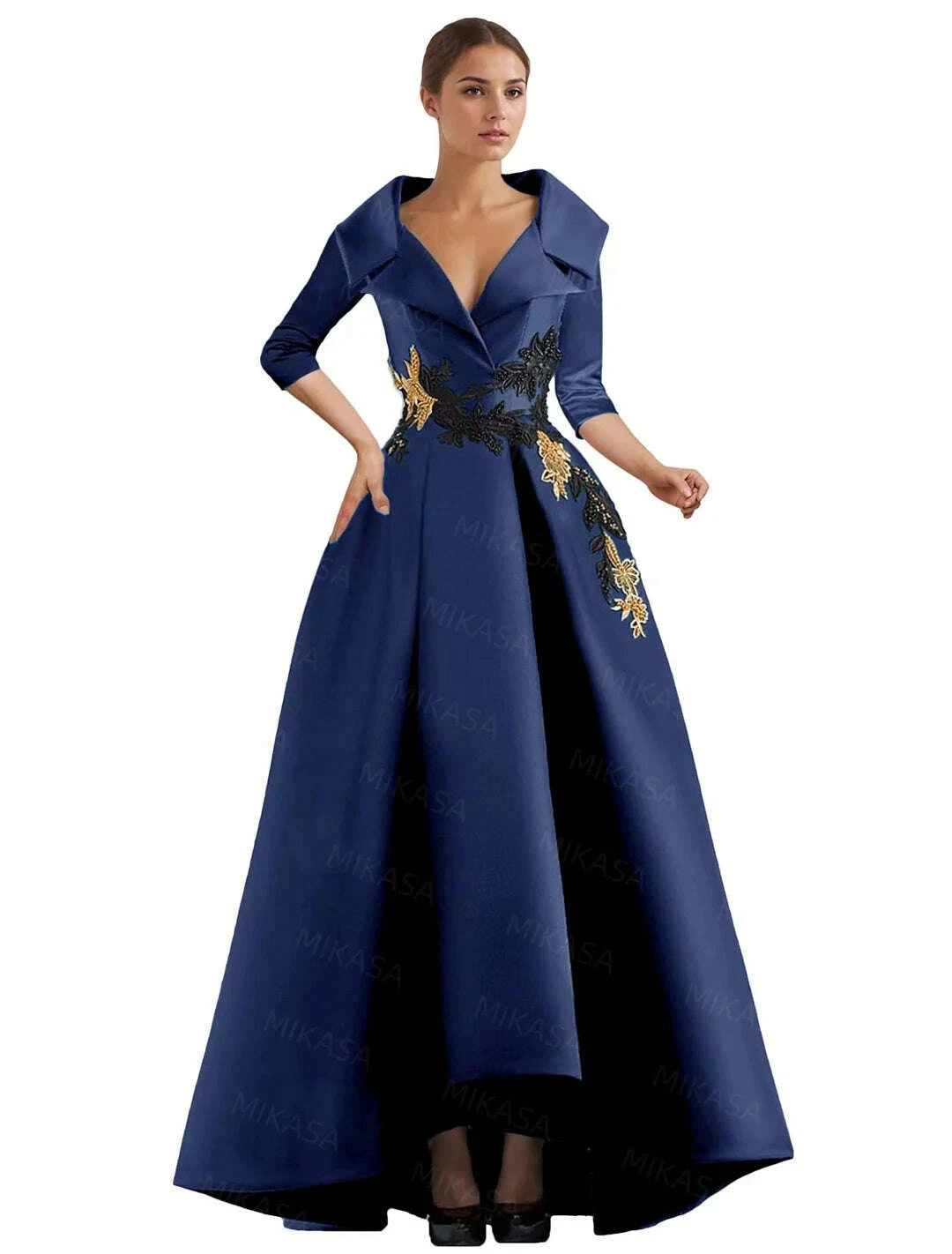 elegant-vintage-evening-dresses-women-v-neck-three-quarter-sleeves-a-line-party-gowns-with-appliques-pockets-irregular-ruffleskimludkimlud-35572570