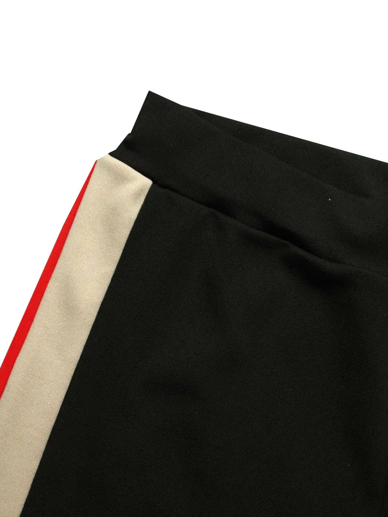 Casual Spor Women's Faion Set TW52 Long Sve Polyester Pants Striped Patchwork Independent Station Cross-Border