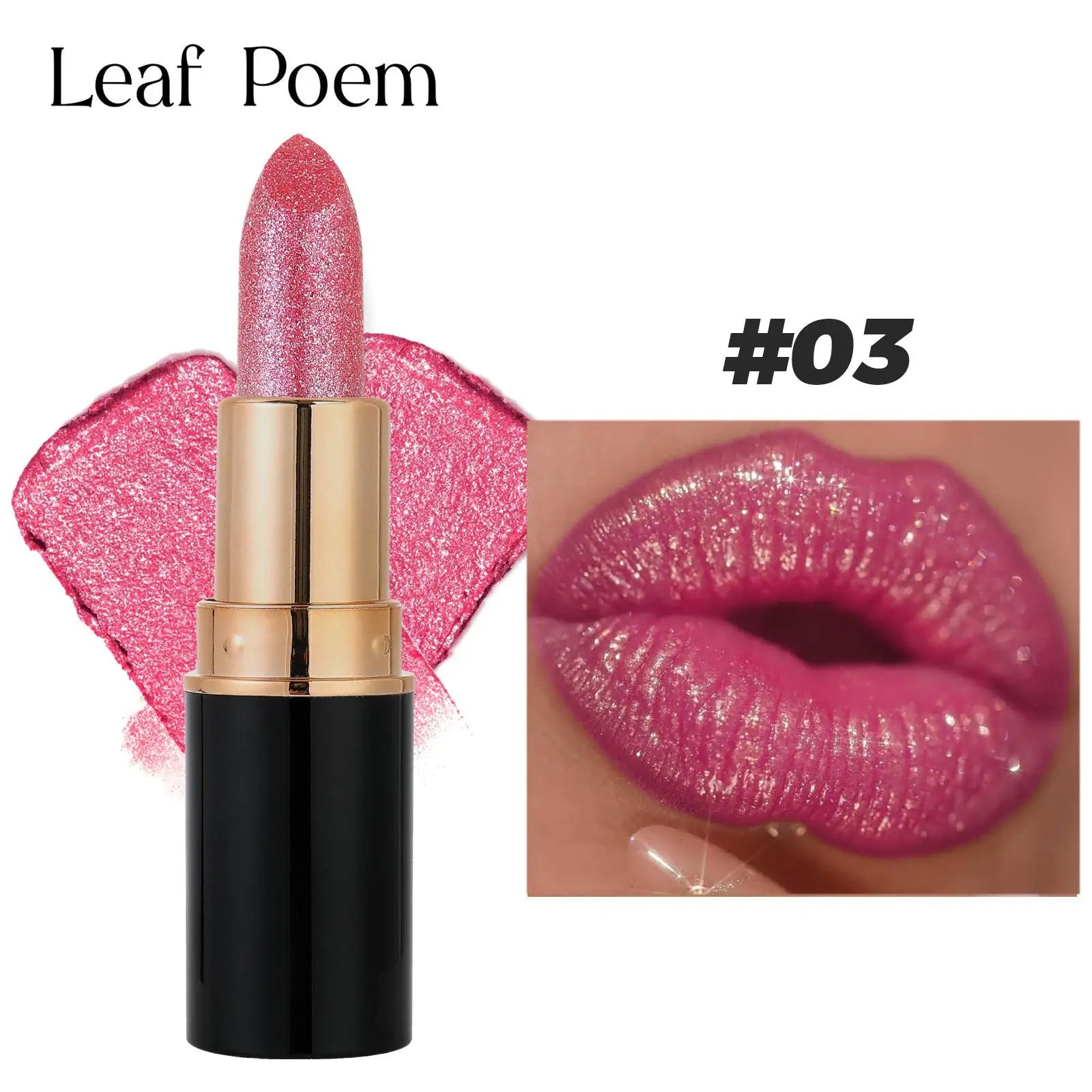 Pearlescent Lip Gloss Long-Lasting Hydrating — Rosy Pearlescent Pink | KIMLUD