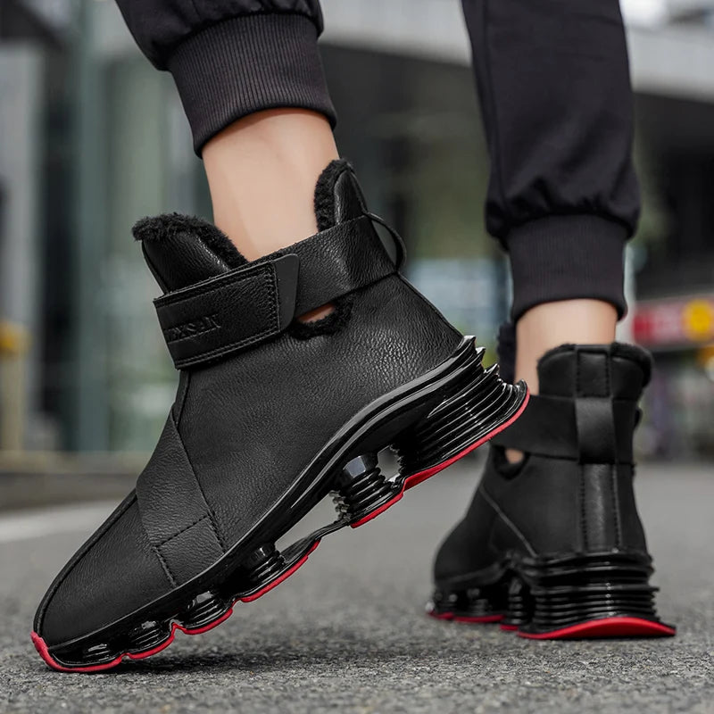 Men's Winter Boots – Waterproof Non-Slip – Plush Lined | KIMLUD