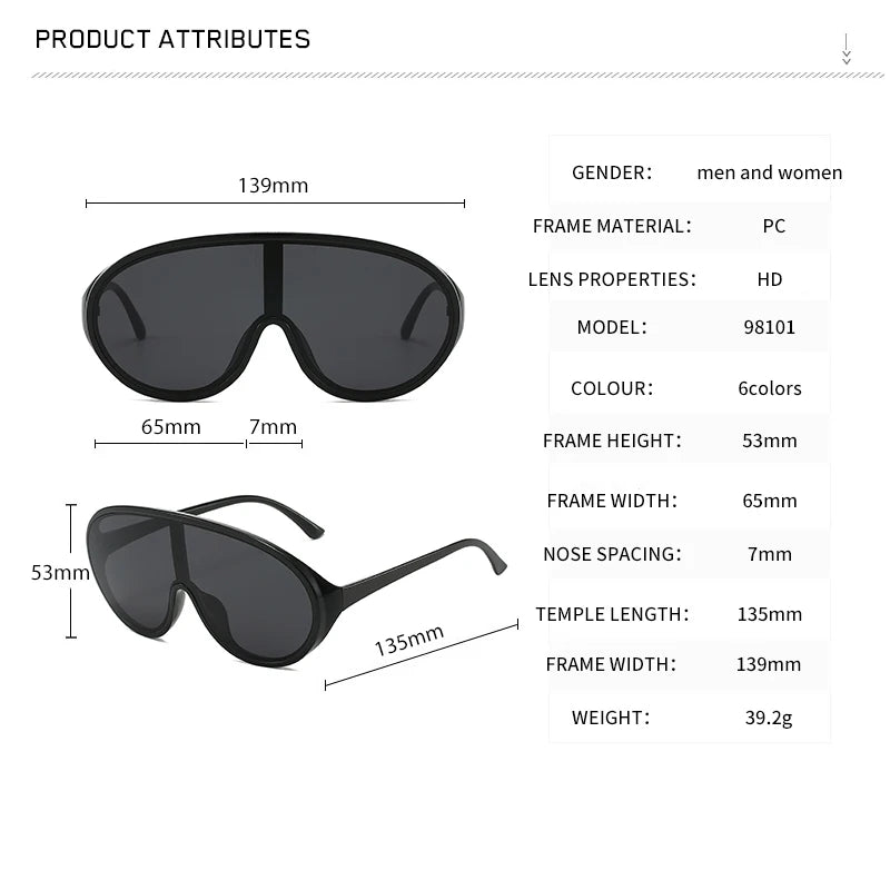 Cycling Sunglasses UV400 Anti-Glare — Black | KIMLUD