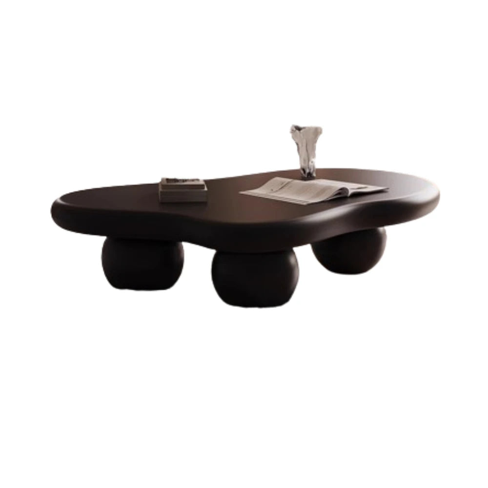 Black Modern Side Table Round Organizer Minimalist Unique Coffee Tables Premium Nordic Tavolino Da Salotto Home Furniture