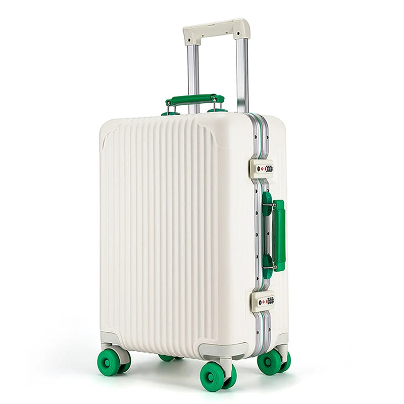 20 - inch Wide - handle Simple Student Luggage, 24 - inch Large - capacity Men's Travel Suitcase, 26 - inch Aluminum - frame Rol