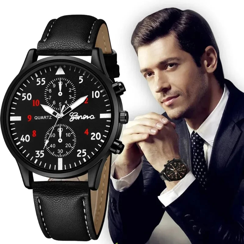 Top Brand Luxury Men's Watch Fashion Watch For Men Watch Sport Watches Leather Casual Wristwatch Reloj Hombre erkek kol saati