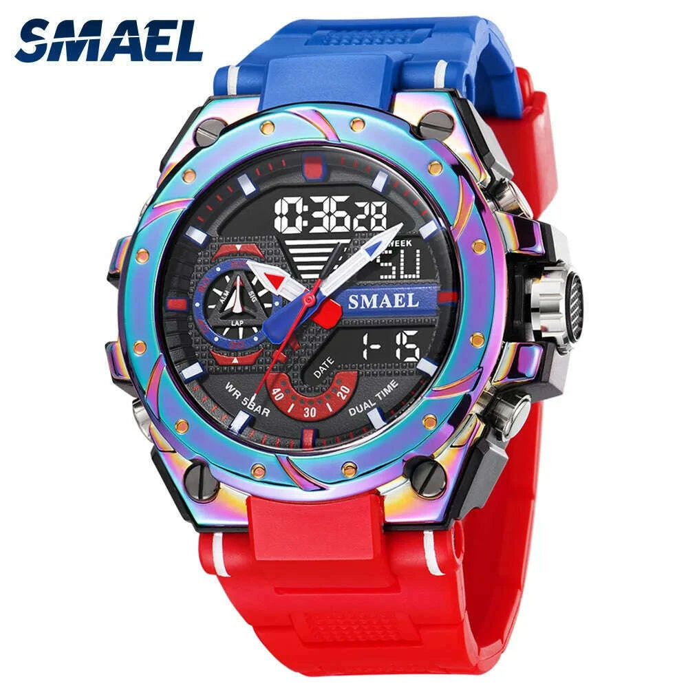 quartz-watch-for-men-smael-wristwatches-watcholorful-red-bracelet-50m-waterproof-alarm-clock-analog-digitals-8060-sport-watches-kimlud-kimlud-33910873