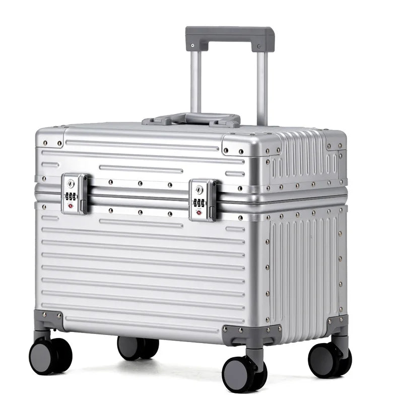 18 Inch Aluminium Frame Camera Equipment Case With Wheels Trolley Case 20 Inch Suitcase Trip Cabin 22 Inch On the Flap Suitcase