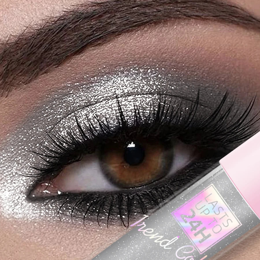 Metallic Liquid Eye Shadow Waterproof Long-Lasting — Gold | KIMLUD