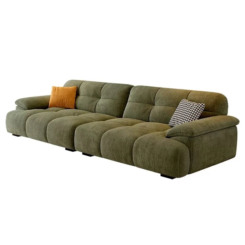 Nordic Modern Memory Foam Sofa — Olive Green | KIMLUD