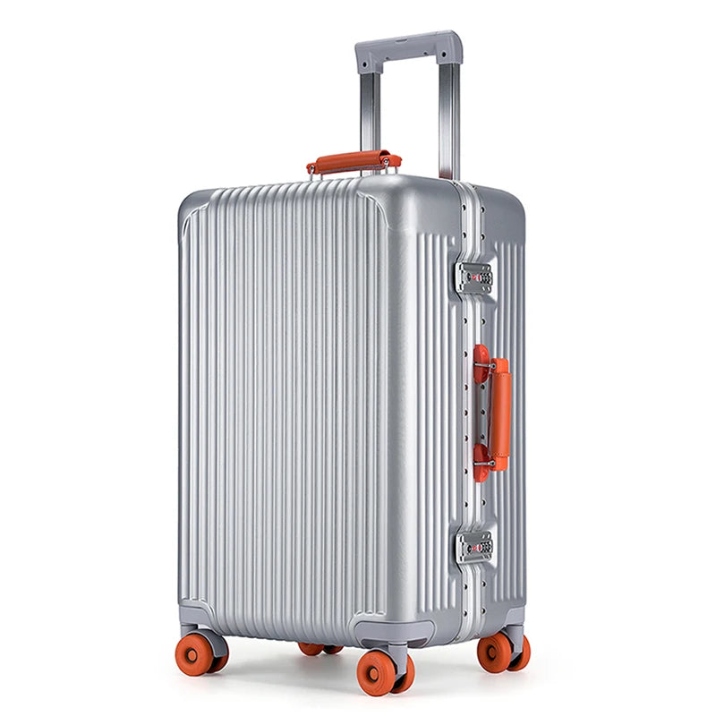 20 - inch Wide - handle Simple Student Luggage, 24 - inch Large - capacity Men's Travel Suitcase, 26 - inch Aluminum - frame Rol