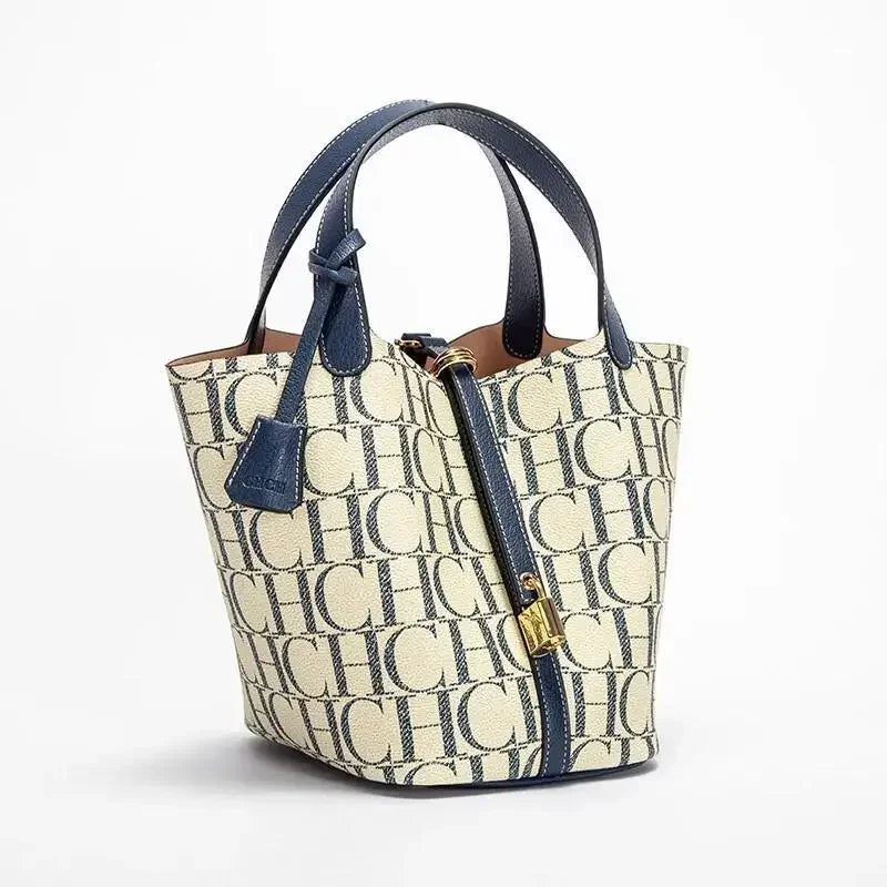 PVC Handbag Large-Capacity Commuter Travel — Beige | KIMLUD