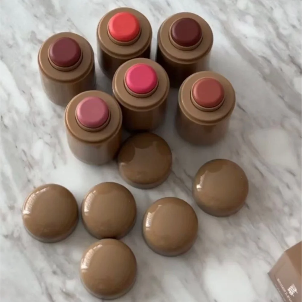 PAGE VINE Pocket Blush Stick Multi-Functional 6 Colors Lip & Cheek Highlighter Waterproof Natural Glow Balm