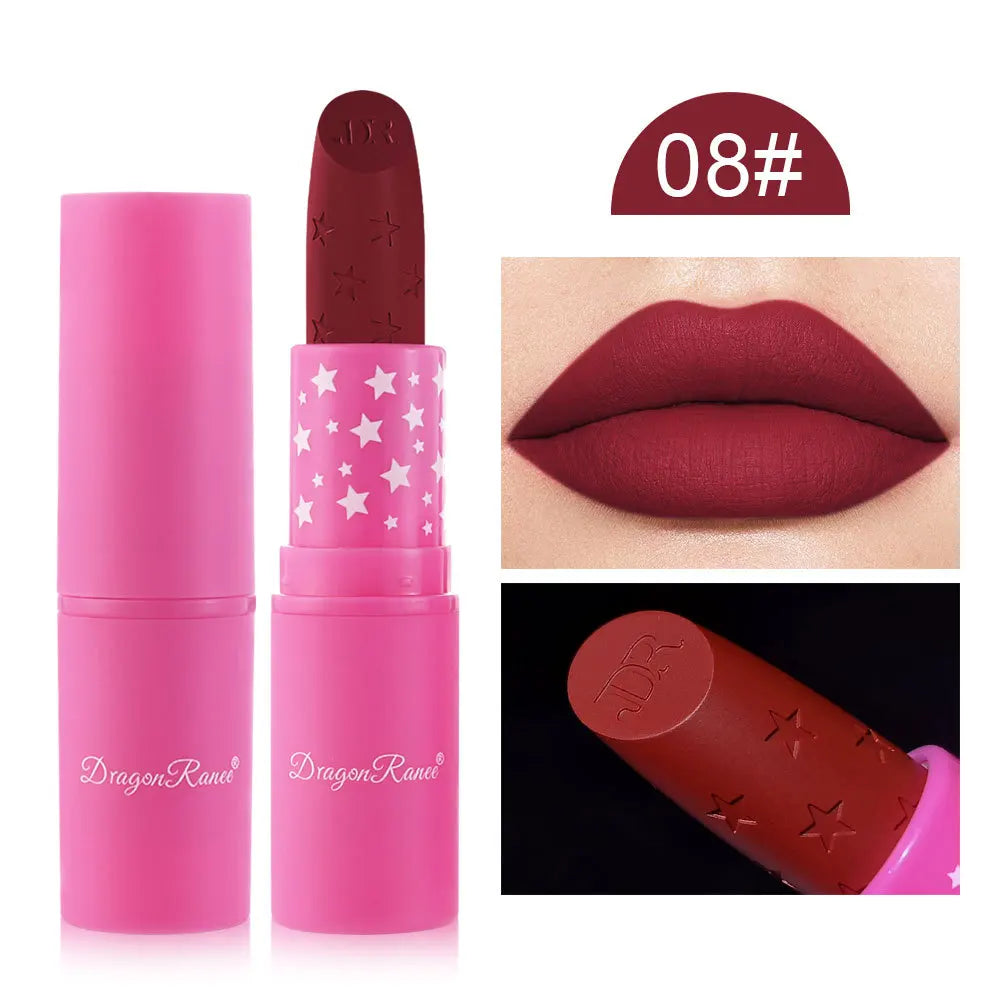 Velvet Matte Lipstick Waterproof — Nude Pink | KIMLUD