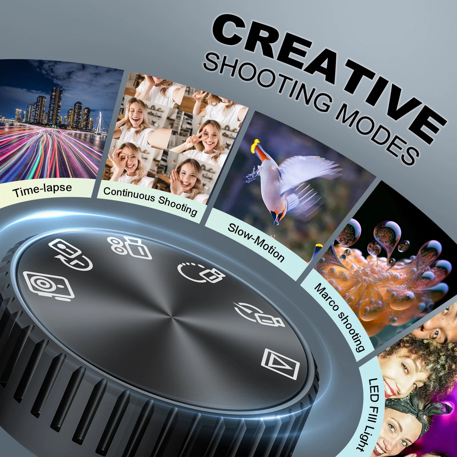 NBD 48MP Digital Cameras for Photography with WiFi & App Control,4K Autofocus Vlogging Camera , Anti-Shake,  Dual Batteries