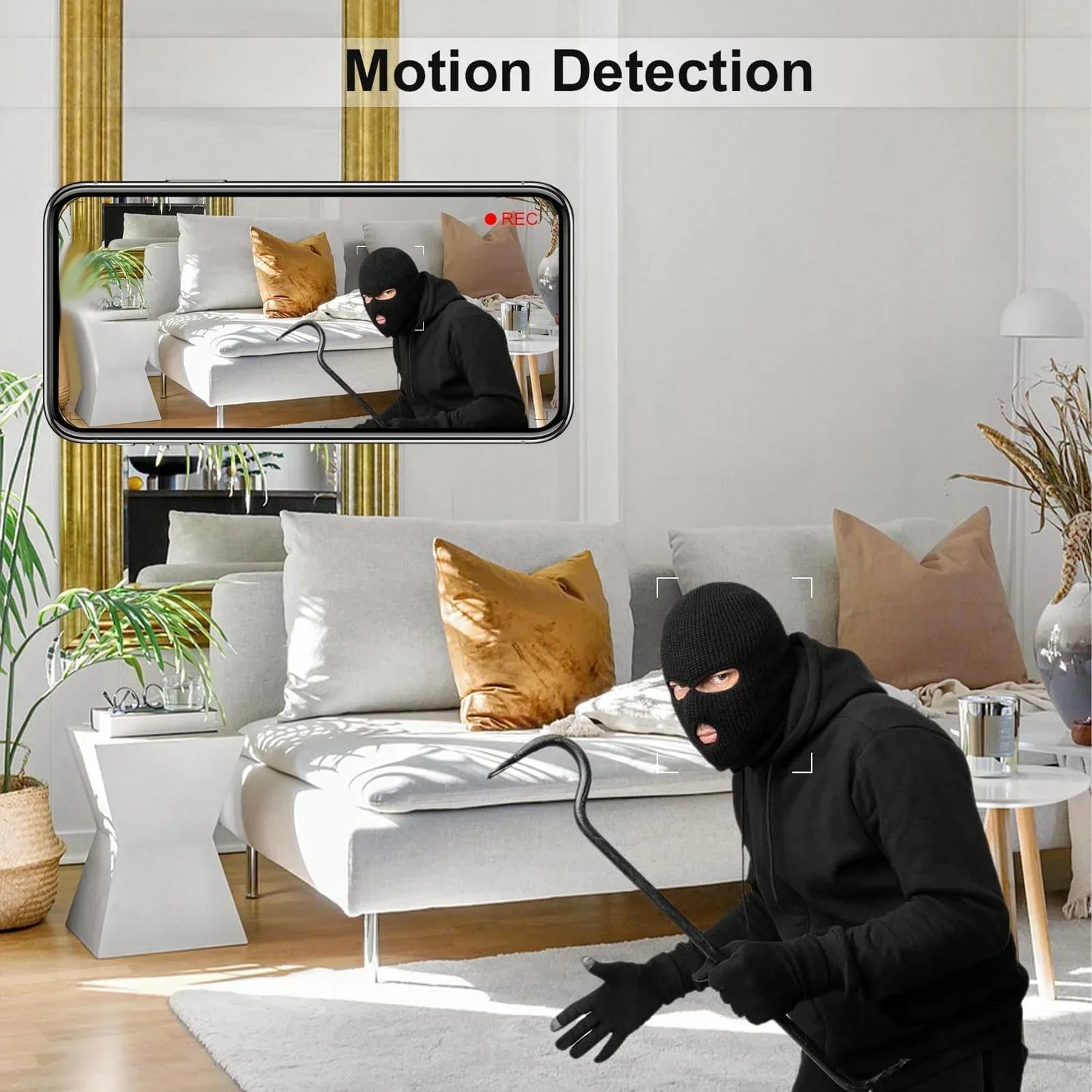 Mini Wifi HD 1080P Surveillance Camera with Adjustable Lens Remote Monitoring Home Security Wireless IP Camera Loop Record Cam