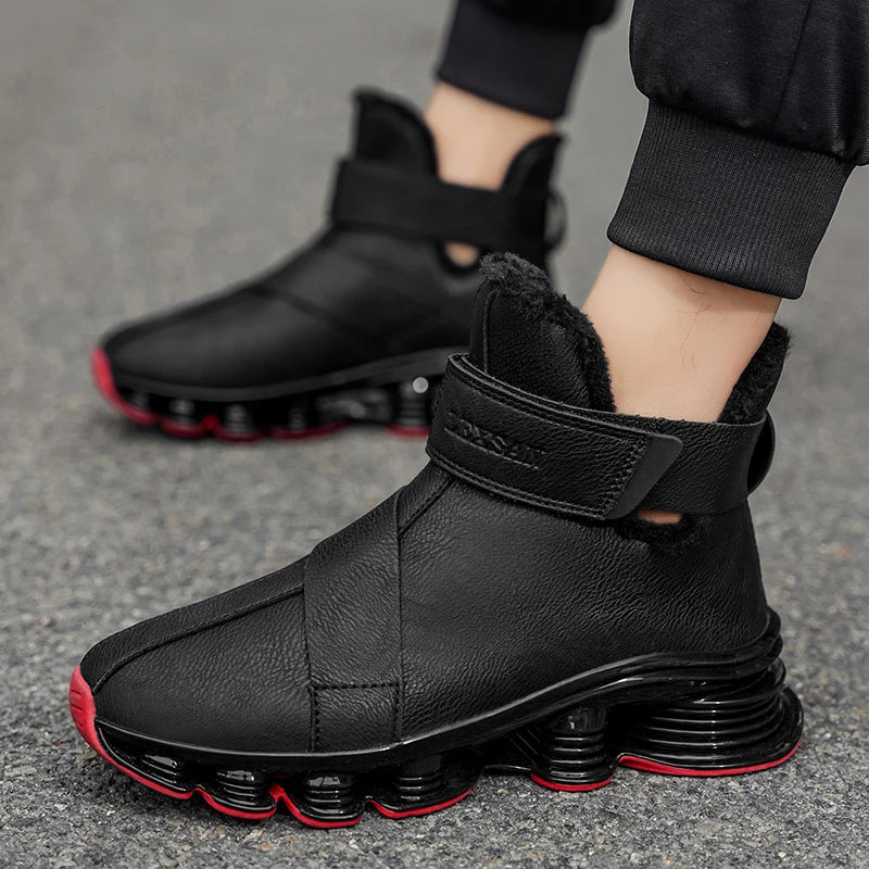 Men's Winter Boots – Waterproof Non-Slip – Plush Lined | KIMLUD