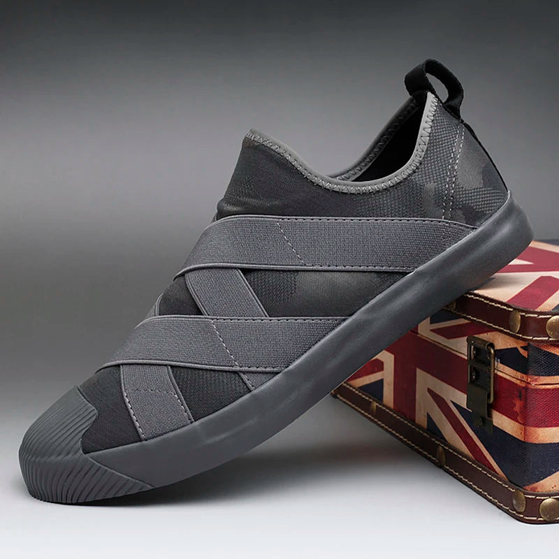 New Breathable Men's Canvas Shoes Spring 2025 Flats Youth Casual Shoes Soft Bottom Vulcanized Students Shoes BD8817