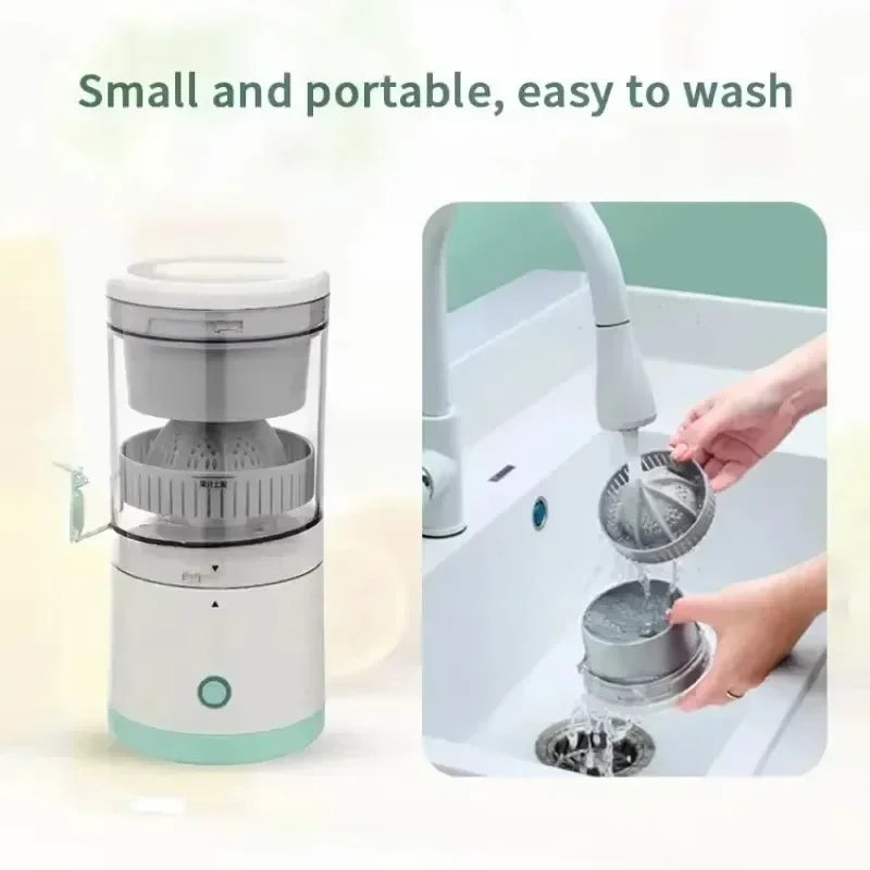 Fully Automatic Portable Juice Machine with Residue Separation Bidirectional Spiral for Home Use Fast Easy Cleaning