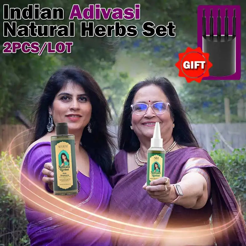 Ayurvedic Herbal Hair Growth Oil Set — Emerald | KIMLUD
