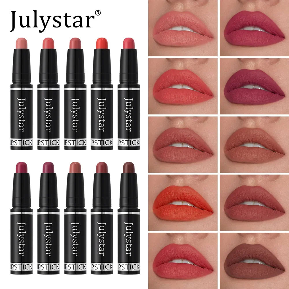 Matte Lipstick Pencil – Long-Lasting Waterproof – Nude Brown | KIMLUD