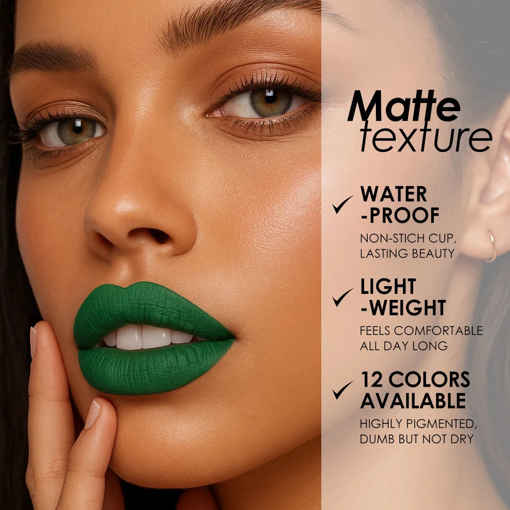 Lipstick – Waterproof – Matte Finish – Blue | KIMLUD