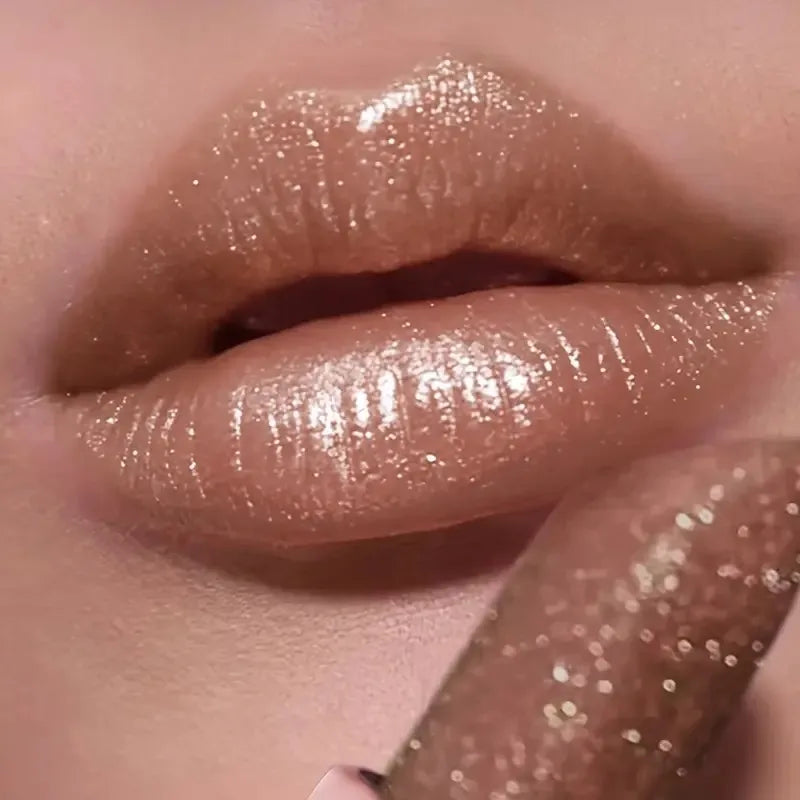 Pearlescent lipstick, long-lasting waterproof lipstick, create charming and plump lips