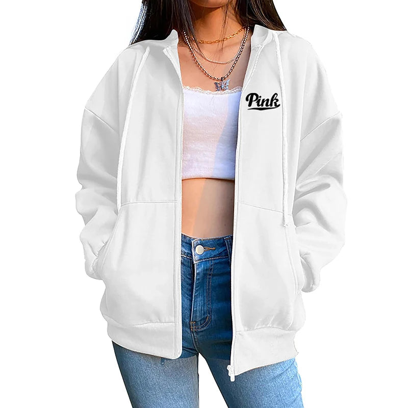 Hooded Sweatshirt – Printed Casual – Man-Made Fiber | KIMLUD