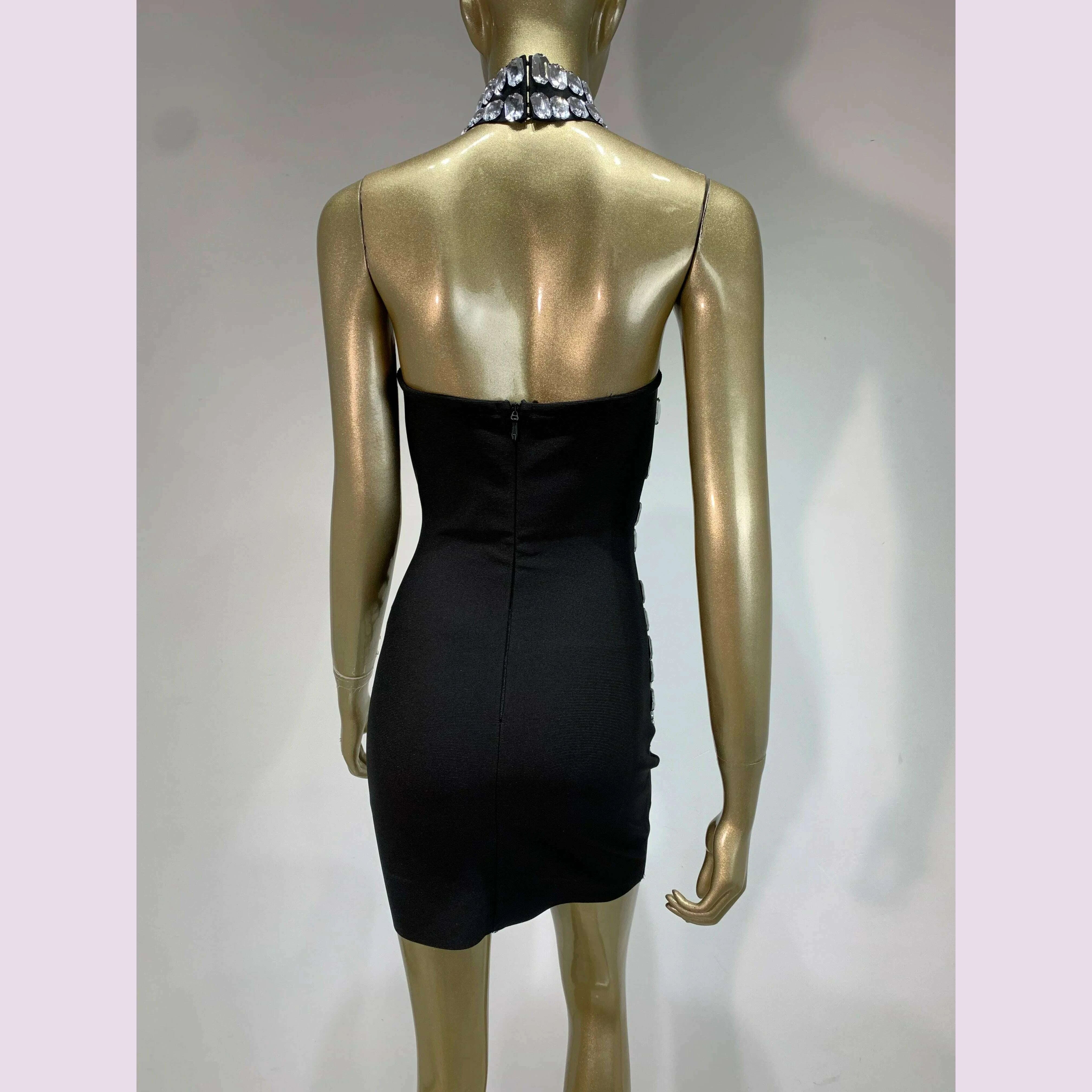 brand-new-ins-2025-women-black-strapless-crystal-bandage-bodycon-dress-designer-collar-elegant-mini-evening-party-dress-vestido-kimlud-kimlud-33913175