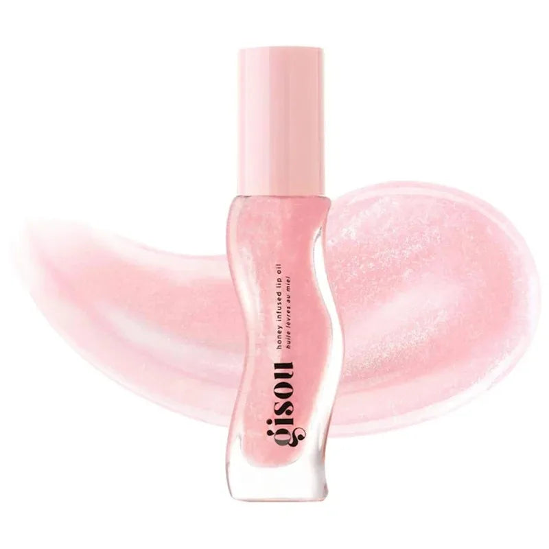 Translucent Lip Oil Gloss Hydrating Plumping Serum For Glassy Shine And Nourishing Moisture — Transparent | KIMLUD