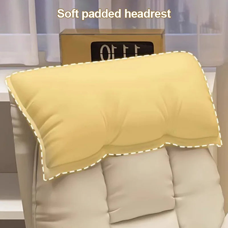 Ergonomic Computer Chair Home Office Recliner Sofa Boy Comfortable Sedentary Gaming Chair with Retractable Footrest For Relaxing